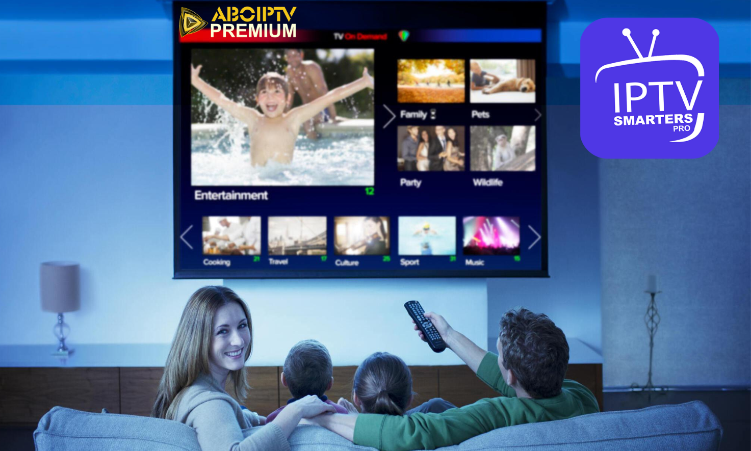 IPTV SMARTERS PRO sur Smart TV